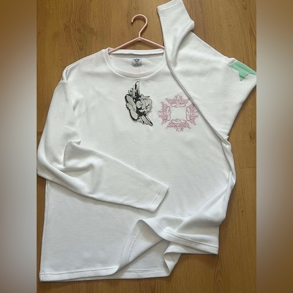 Boys Lie White Sweater with Graphic Details - Picture 4 of 5